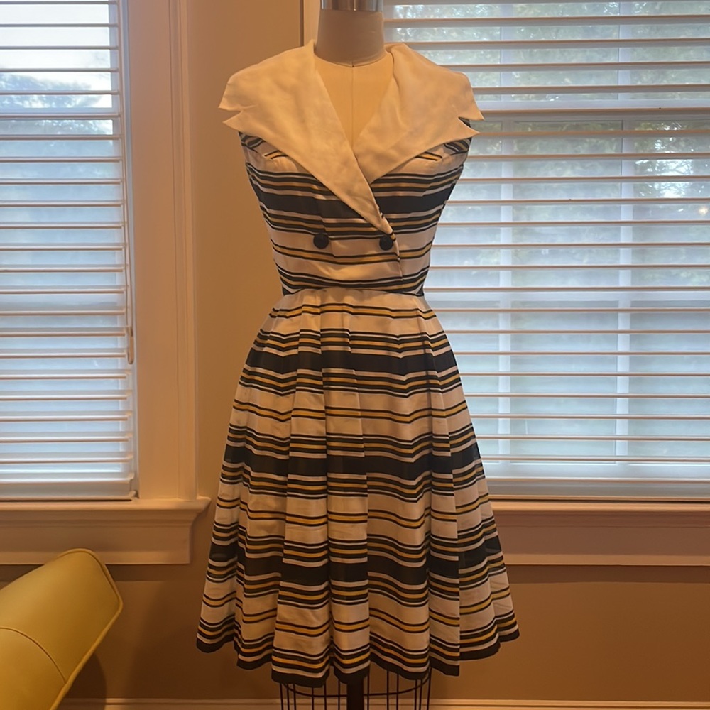 Vintage Sailor Style Dress